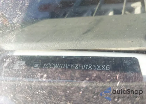 2017 Chevrolet Express 2500 Work Van из США, поврежденный, VIN 1GCWGAFF8H1183886